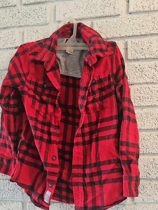 OshKosh B'gosh Other - OshKosh B'gosh Navy Label Tee with Heather Gray Fabric